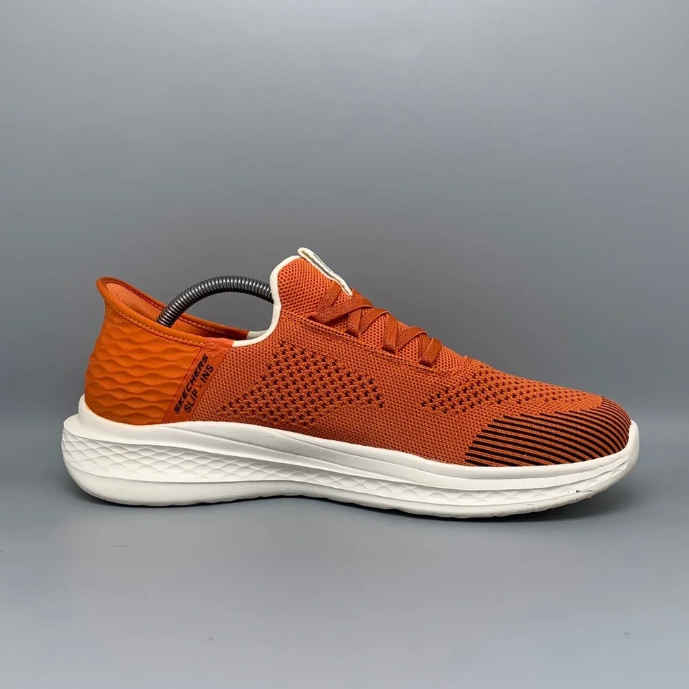 Skechers Slip-Ins Orange Walking Shoes‎ 210810 Men’s Sz 10.5